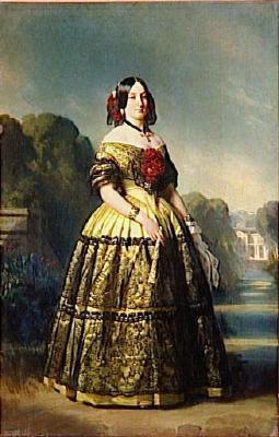 Franz Xaver Winterhalter Portrait of Luisa Fernanda of Spain oil painting image